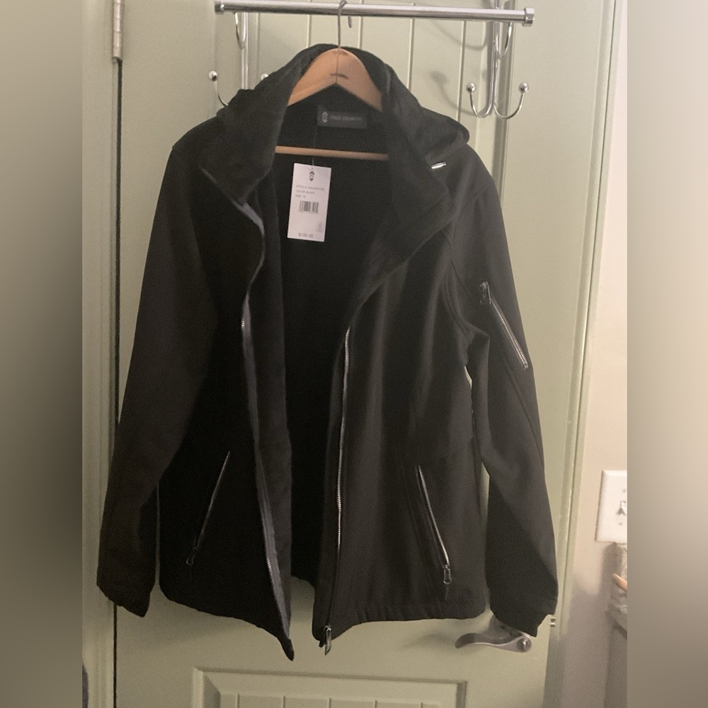 Free Country Black Fleece Jacket Size 1X